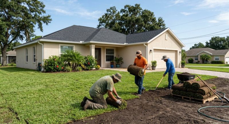 Fescue Sod Installation in Rockwall, TX